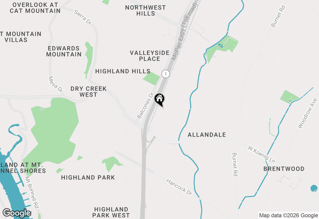 Map of 5910 Marilyn Dr, Austin, TX 78757