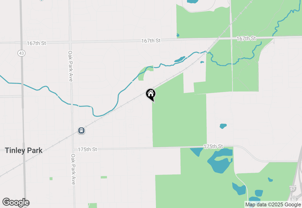 Map of 17219 Munster Lane, Tinley Park, IL 60477