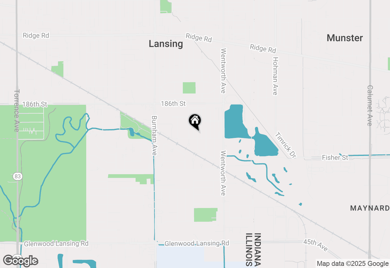 Map of 18756 Sherman Street, Lansing, IL 60438