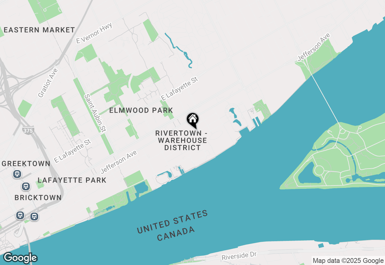 Map of 2987 Franklin St Street #PH15, Detroit, MI 48207