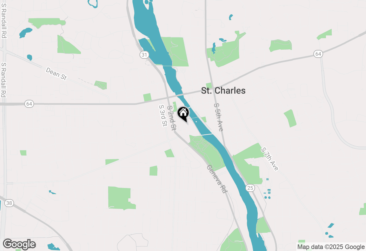 Map of 450 S 1st Street #208, St. Charles, IL 60174