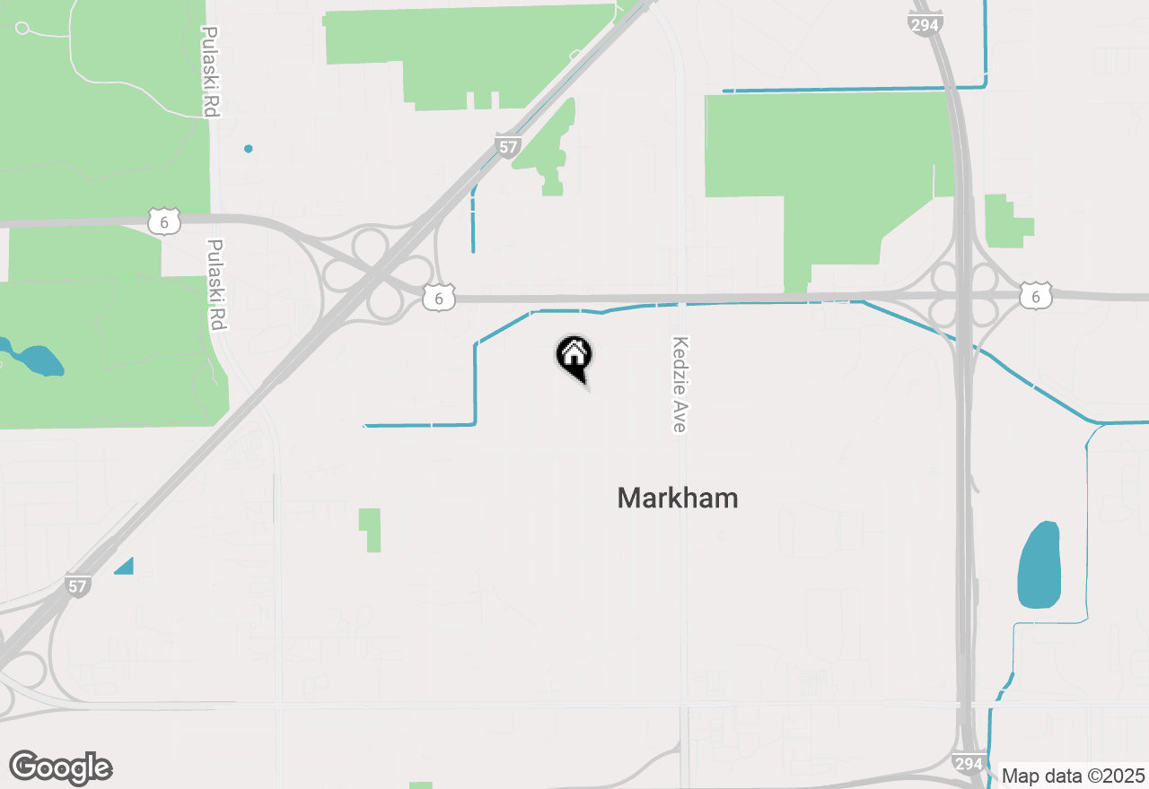 Map of 16050 Homan Avenue, Markham, IL 60428