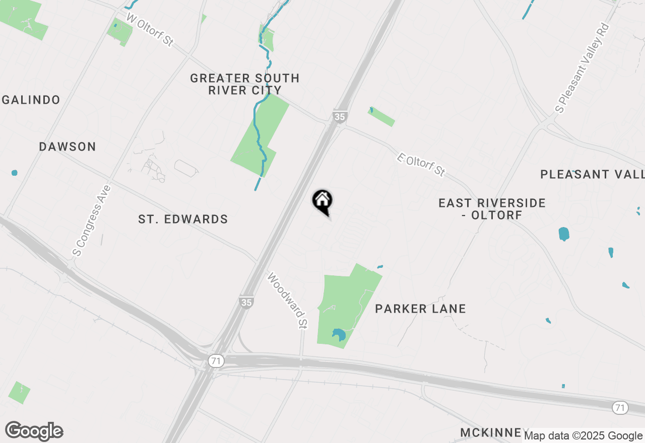 Map of 1708 Timber Ridge Dr, Austin, TX 78741