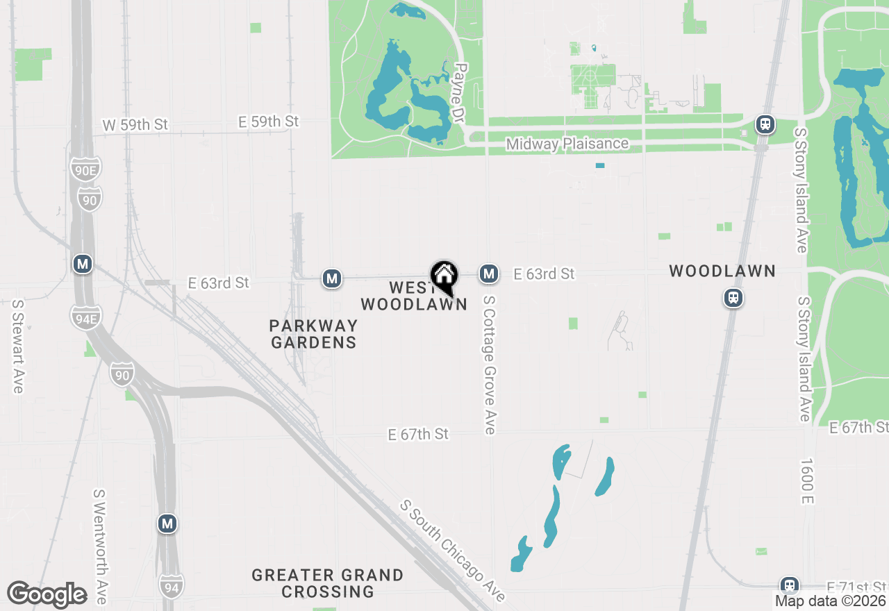Map of 6348 S Langley Avenue #1, Chicago, IL 60637