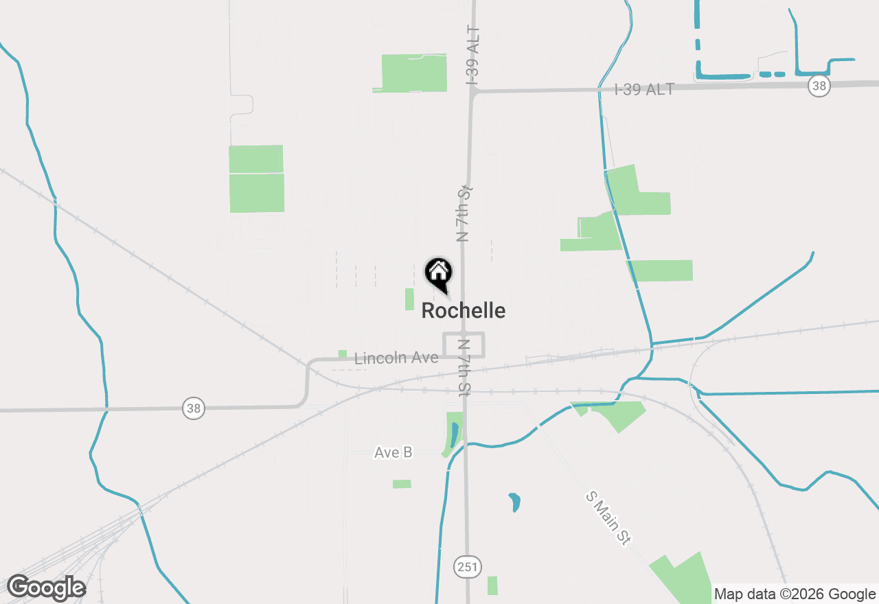 Map of 508 N 8th Street, Rochelle, IL 61068