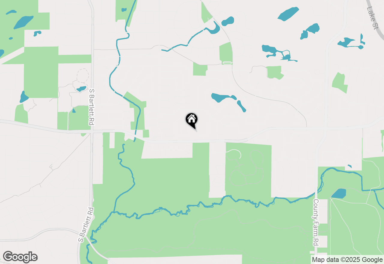 Map of (Address confidential), Bartlett, Illinois 60103
