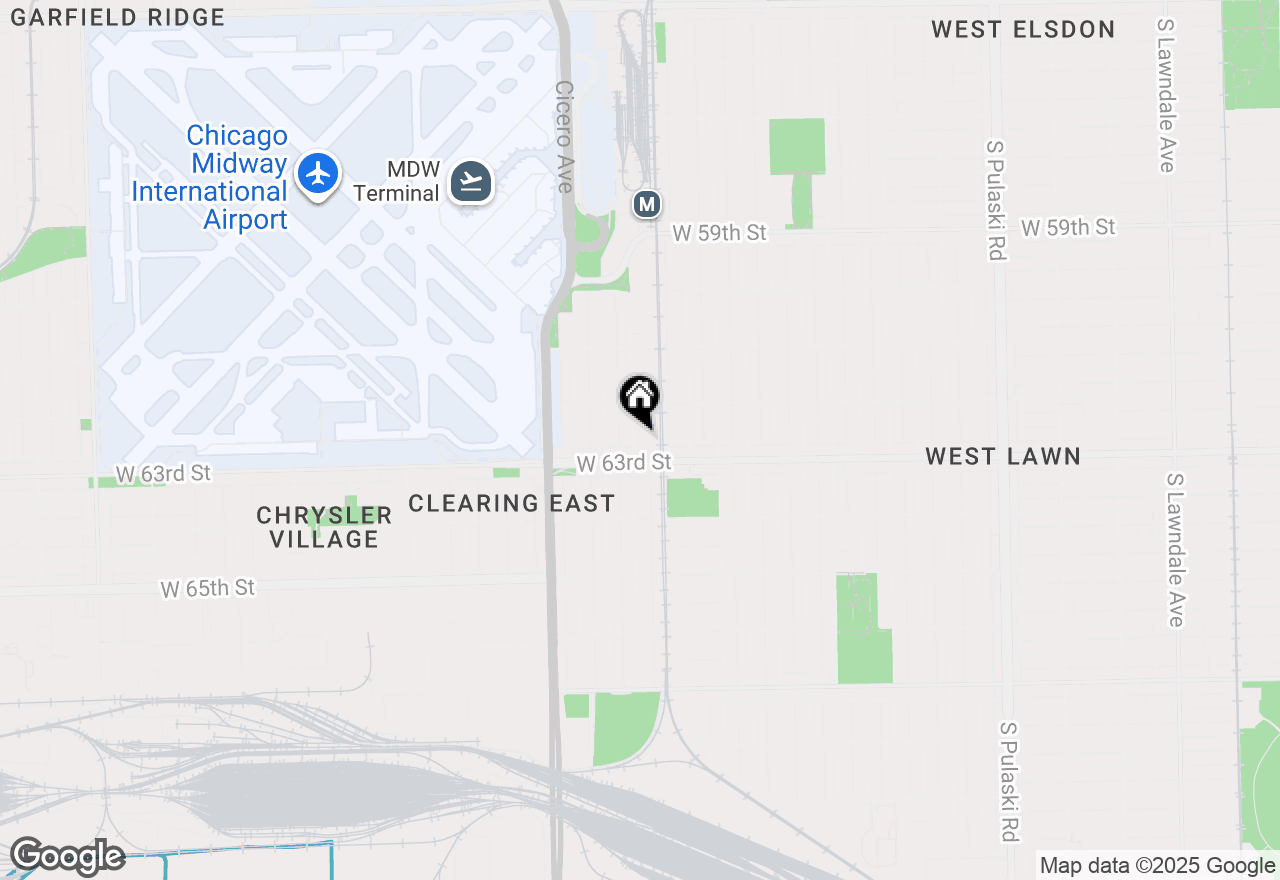 Map of 6235 S Knox Avenue #E, Chicago, IL 60629