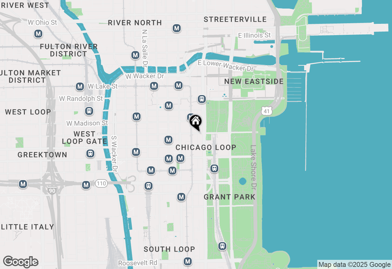 Map of 65 E Monroe Street #4722, Chicago, IL 60603