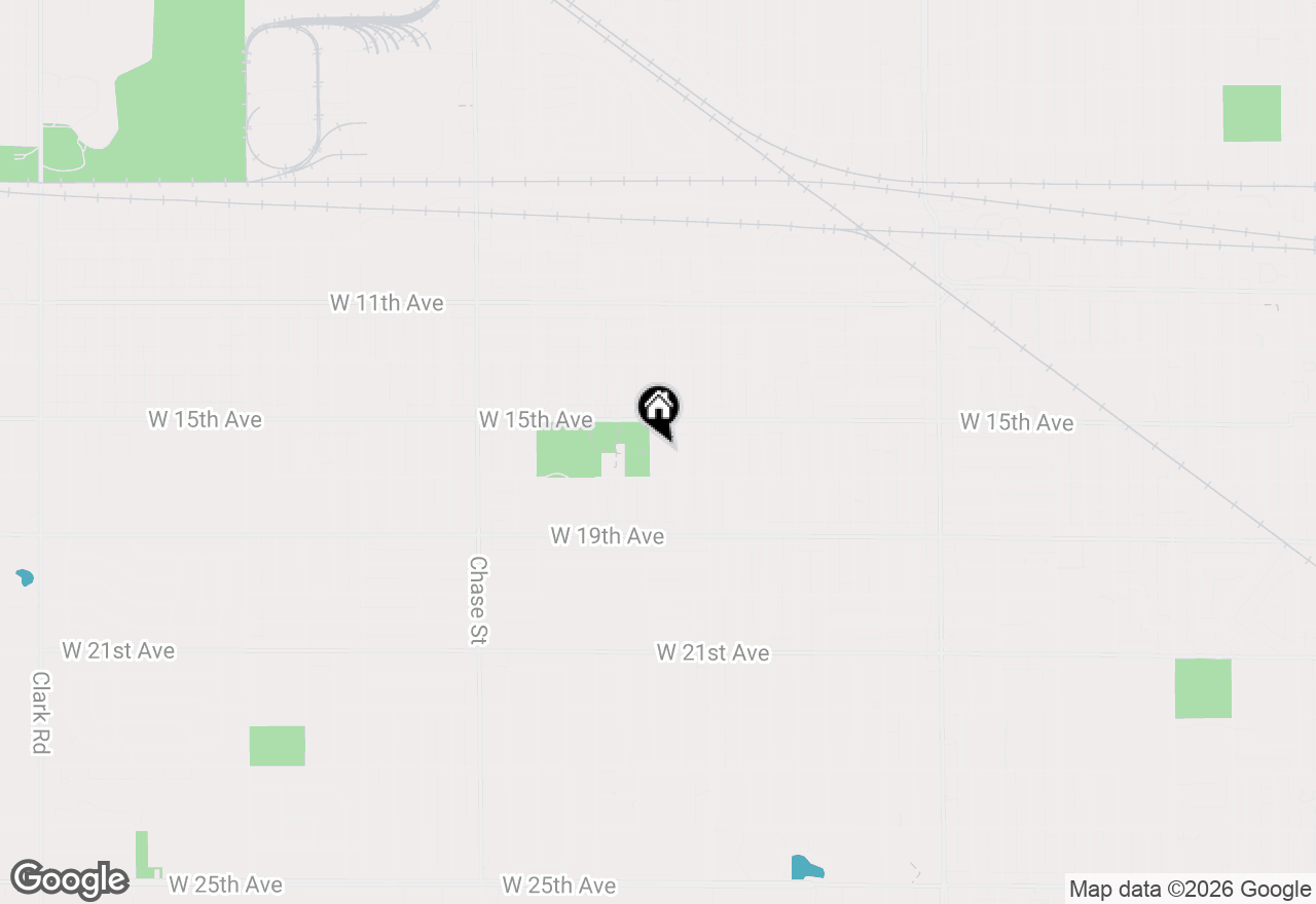 Map of 1555 Ellsworth Street, Gary, IN 46404