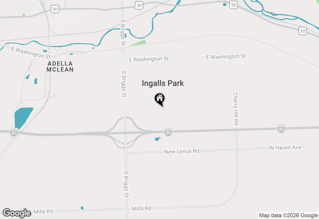 Map of 418 Ray May Drive, Joliet, IL 60433