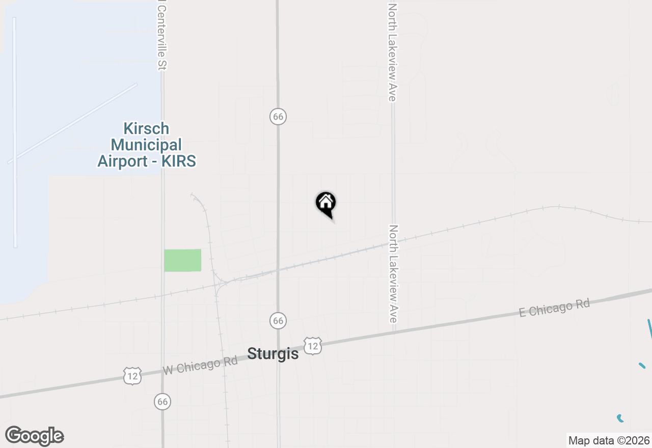 Map of 505 N 4th Street, Sturgis, MI 49091