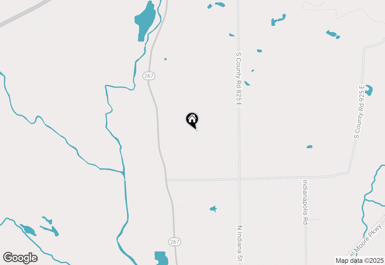 Map of 7897 Hickory Ridge Lane, Plainfield, IN 46158