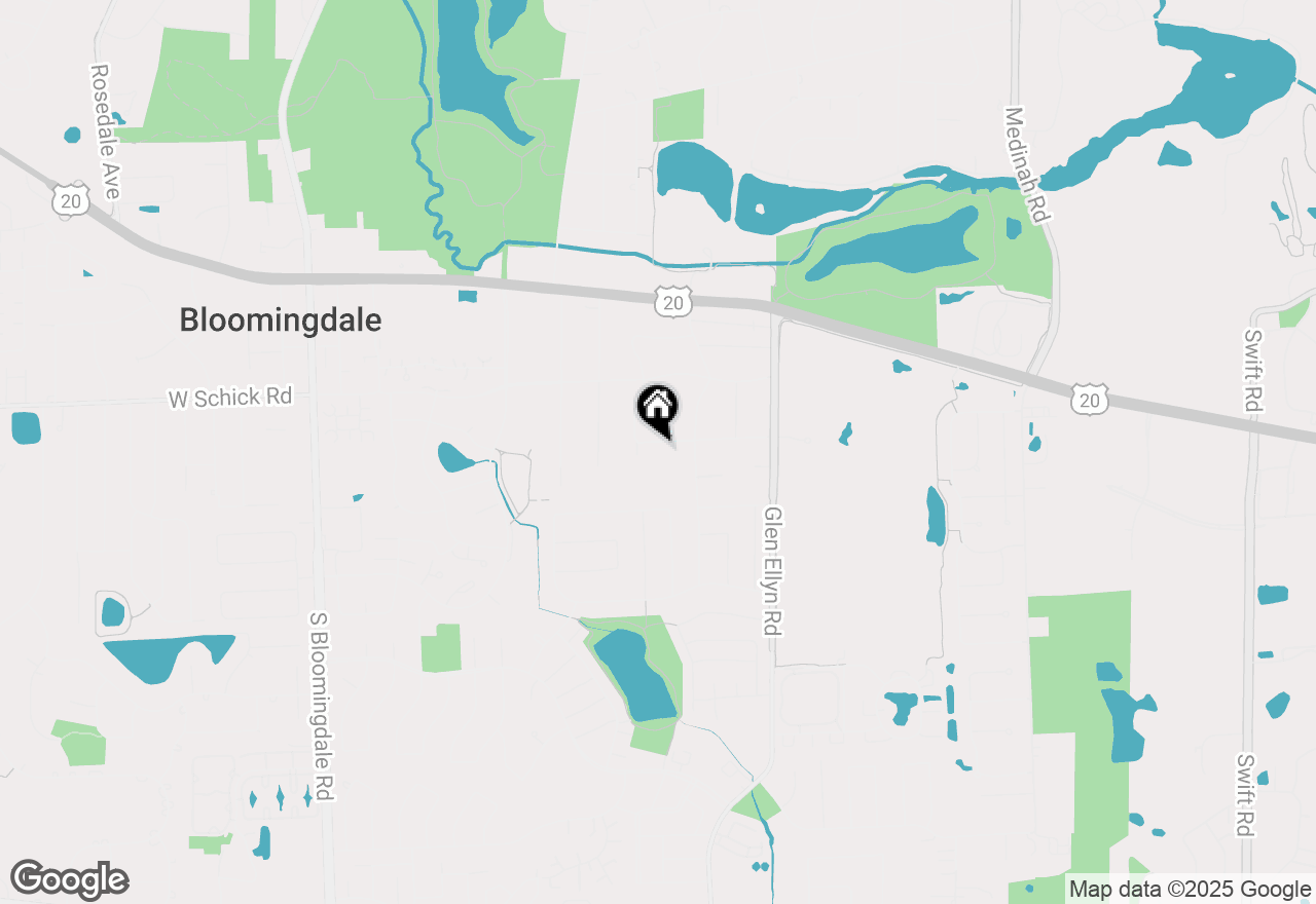 Map of 236 Tee Lane, Bloomingdale, IL 60108