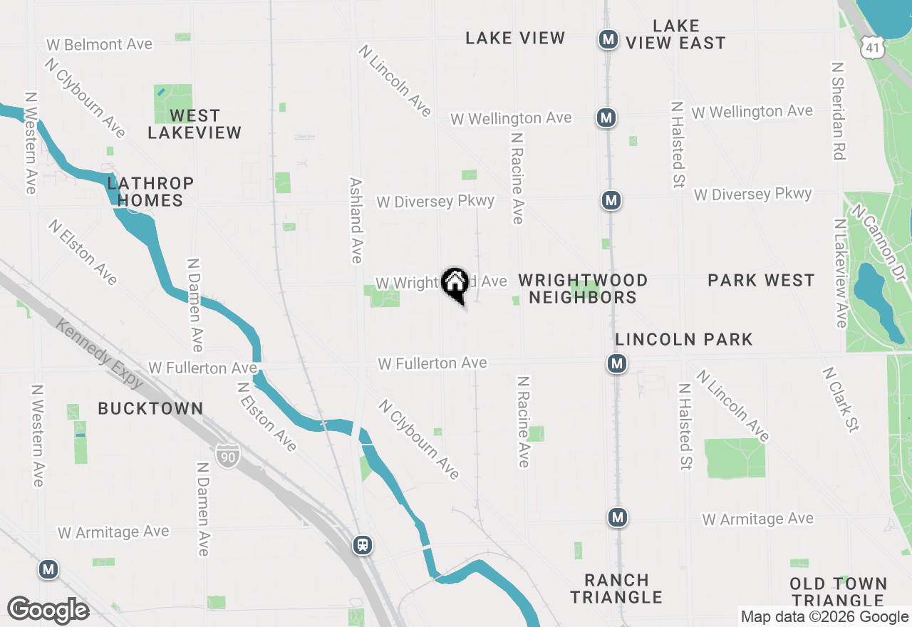Map of 2510 N Wayne Avenue #211, Chicago, IL 60614