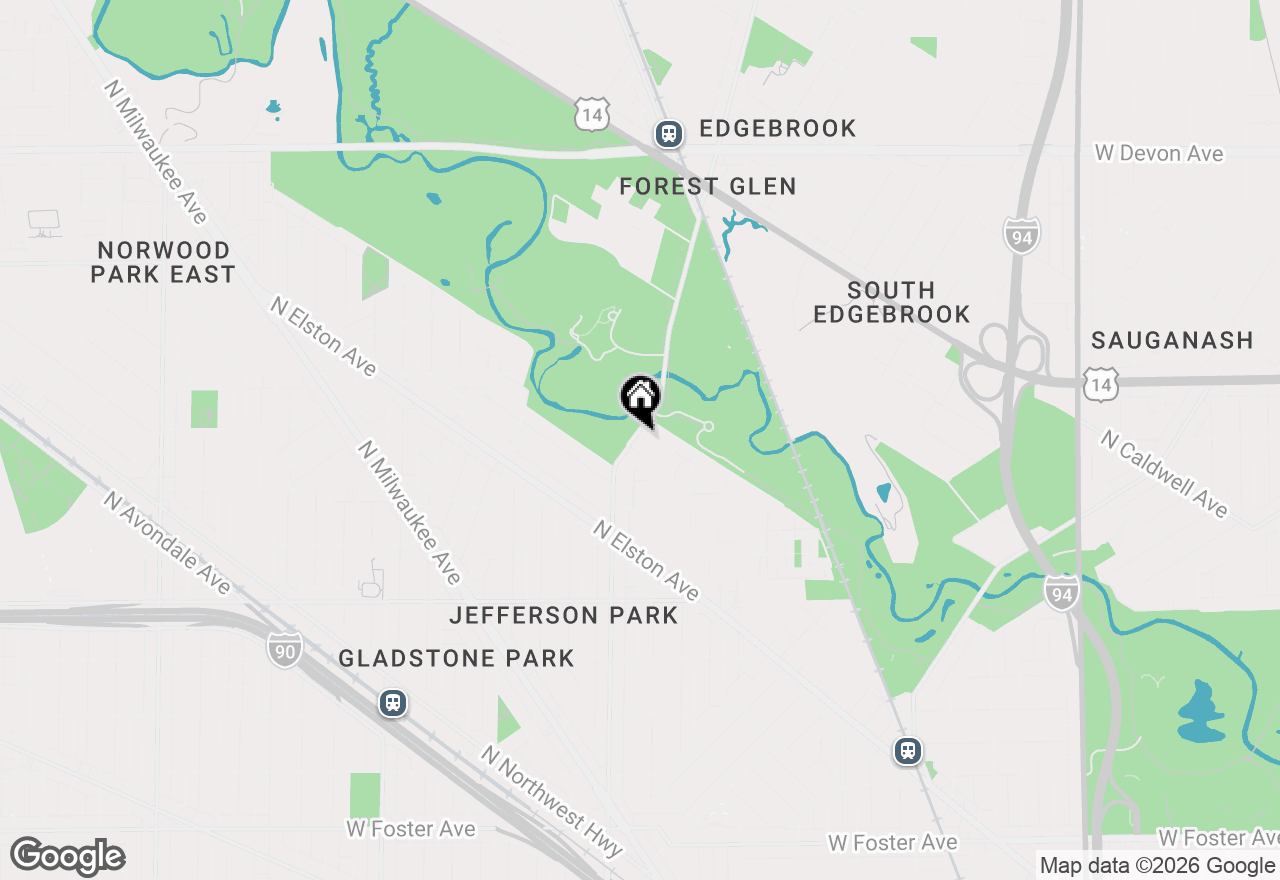 Map of 5881 N Central Avenue, Chicago, IL 60646