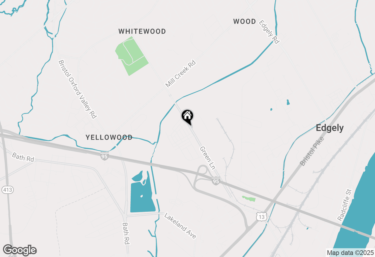 Map of 2421 Bloomsdale Road, Levittown, PA 19057