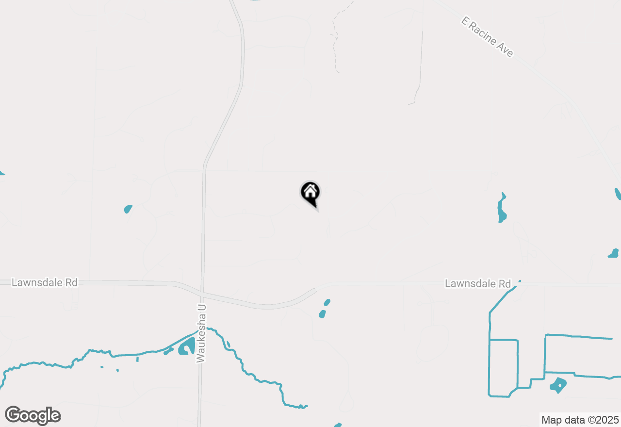 Map of S44W22046 Sun Ridge Dr, Waukesha, WI 53189