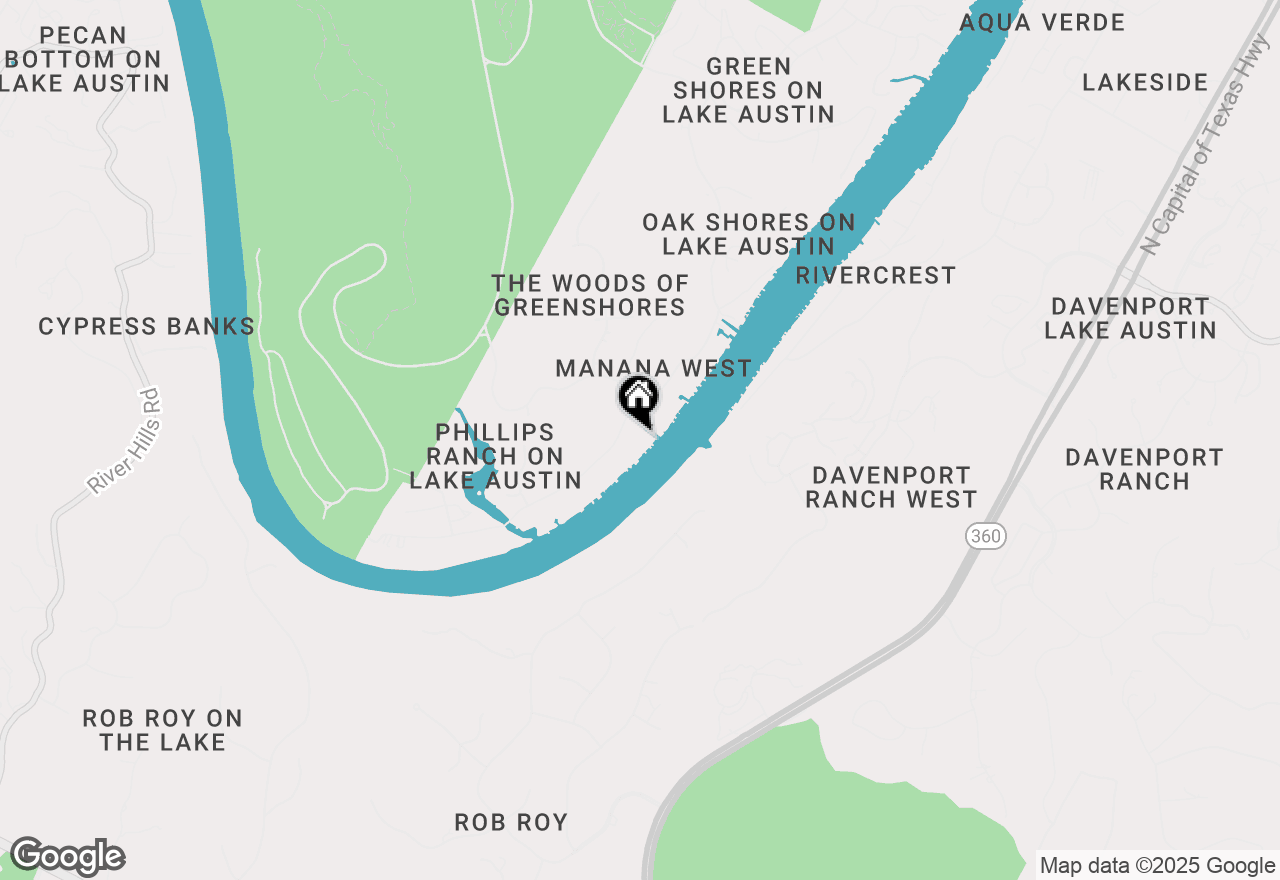 Map of 2401 Manana St, Austin, TX 78730