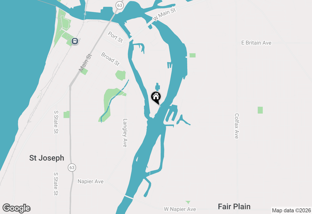 Map of 425 Island Pointe Drive, St. Joseph, MI 49085