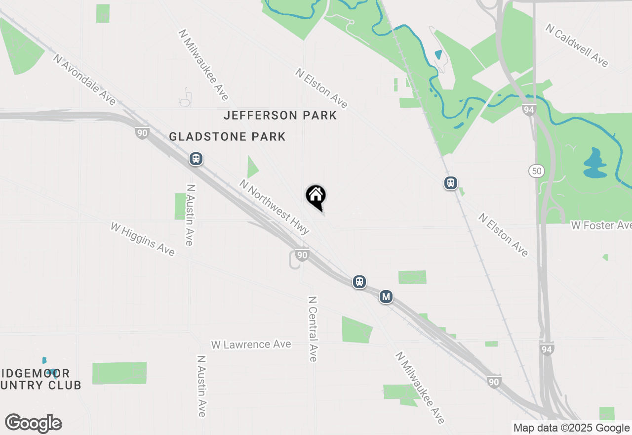 Map of 5528 W Gettysburg Street #G, Chicago, IL 60630