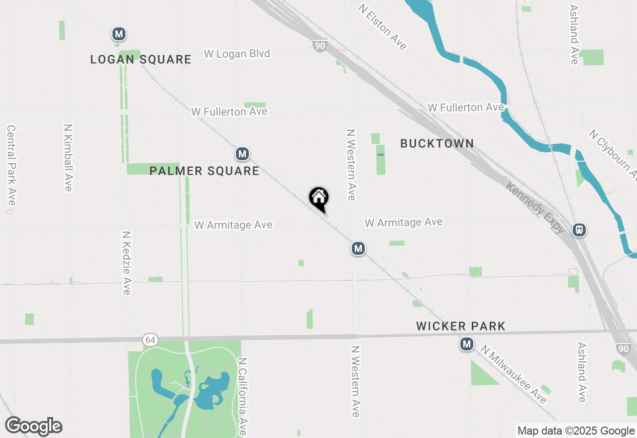 Map of 2009 N Bingham Street, Chicago, IL 60647