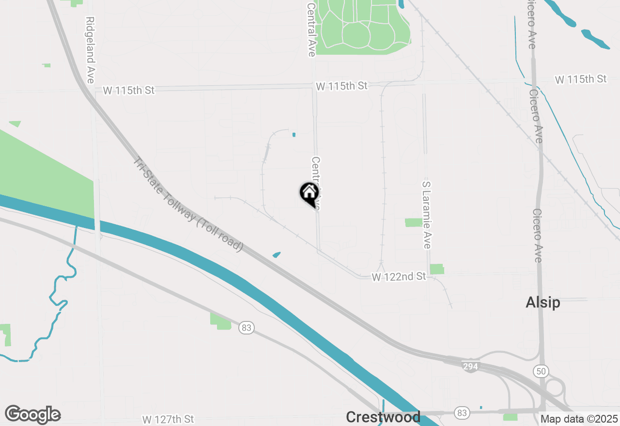 Map of 5611 W 120th Street, Alsip, IL 60803