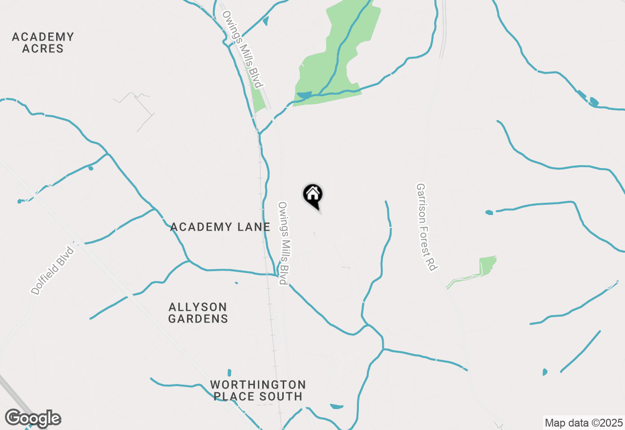 Map of 3706 Crondall Lane #104, Owings Mills, MD 21117