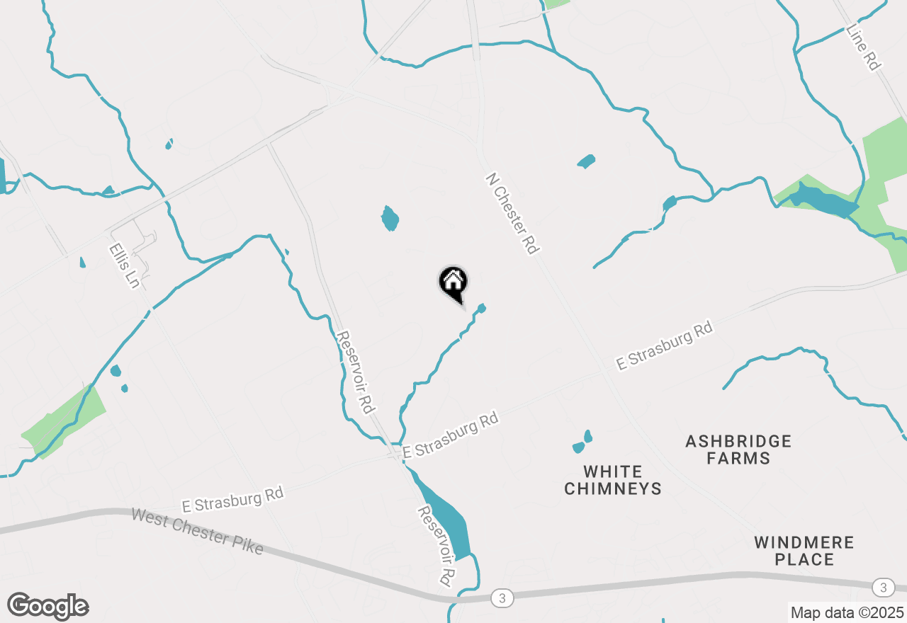 Map of 433 Barker Drive, West Chester, PA 19380