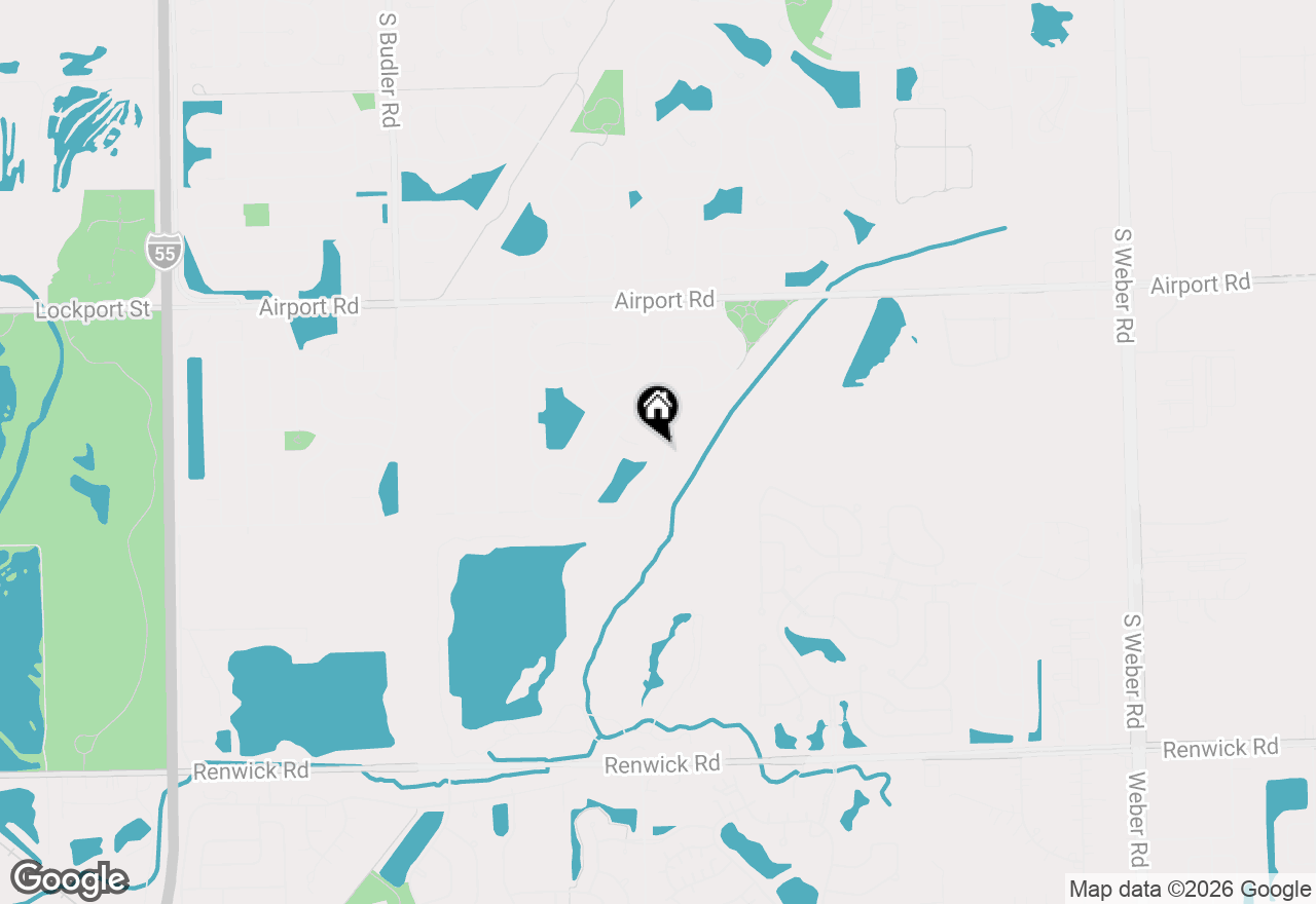 Map of 1680 William Drive, Romeoville, IL 60446