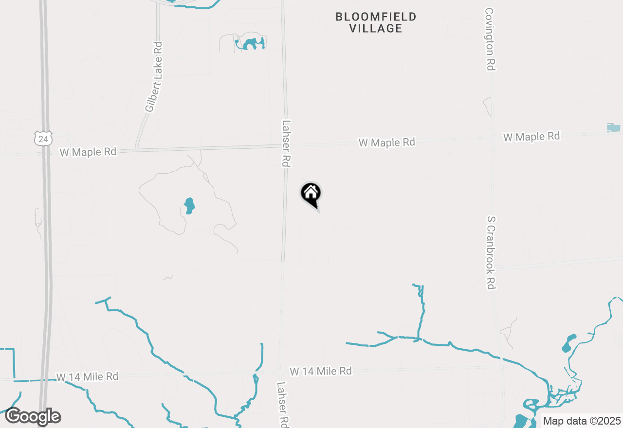 Map of 3615 Middlebury Lane, Bloomfield Hills, MI 48301