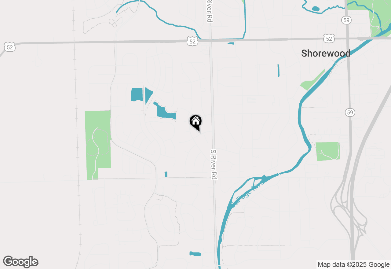 Map of 1213 David A Barry Drive, Shorewood, IL 60404