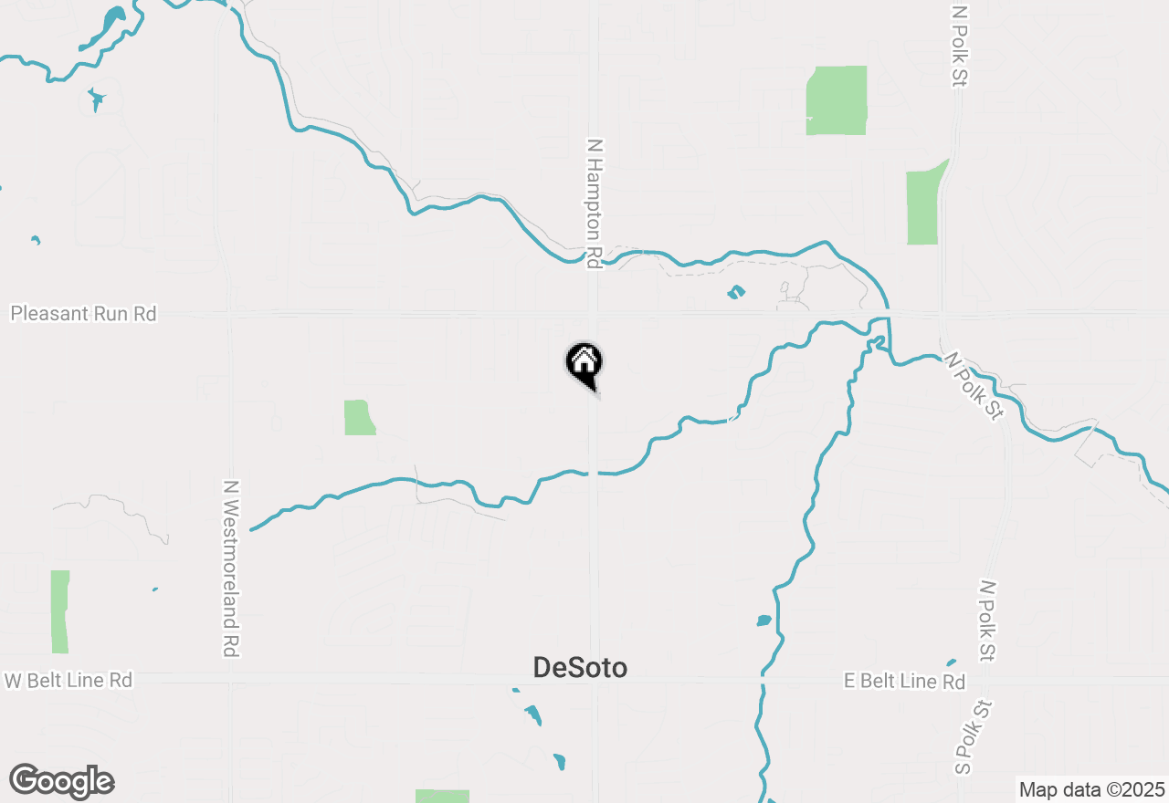 Map of 701 N Hampton Road, Desoto, TX 75115