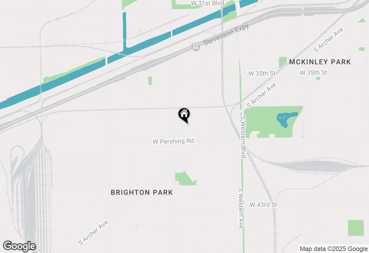 Map of 2717 W 38th Street, Chicago, IL 60632