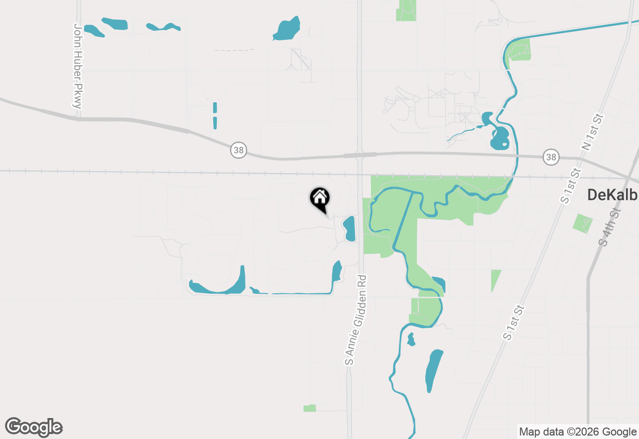 Map of 1246 Ivy Street, Dekalb, IL 60115