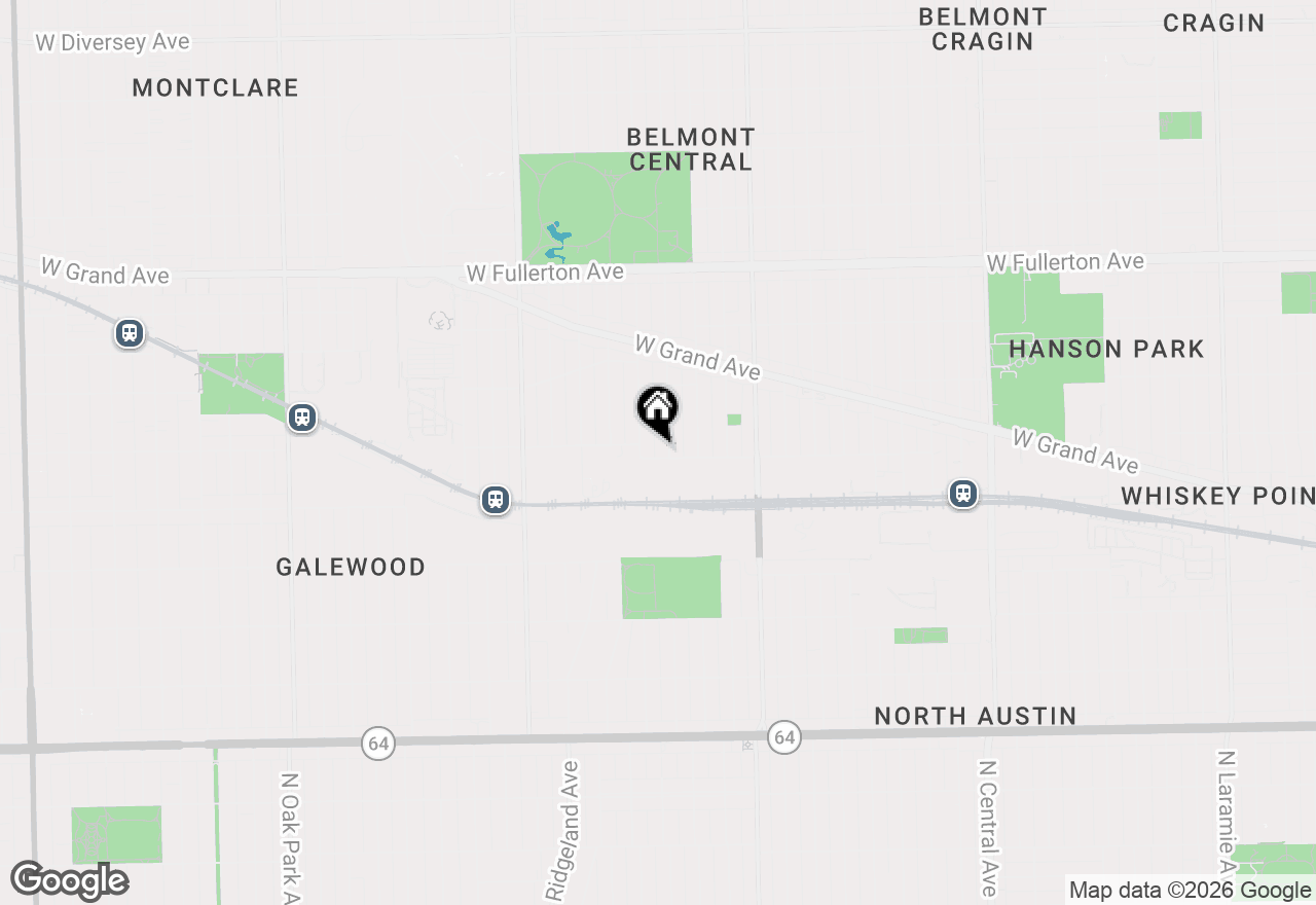Map of 2102 N Moody Avenue, Chicago, IL 60639