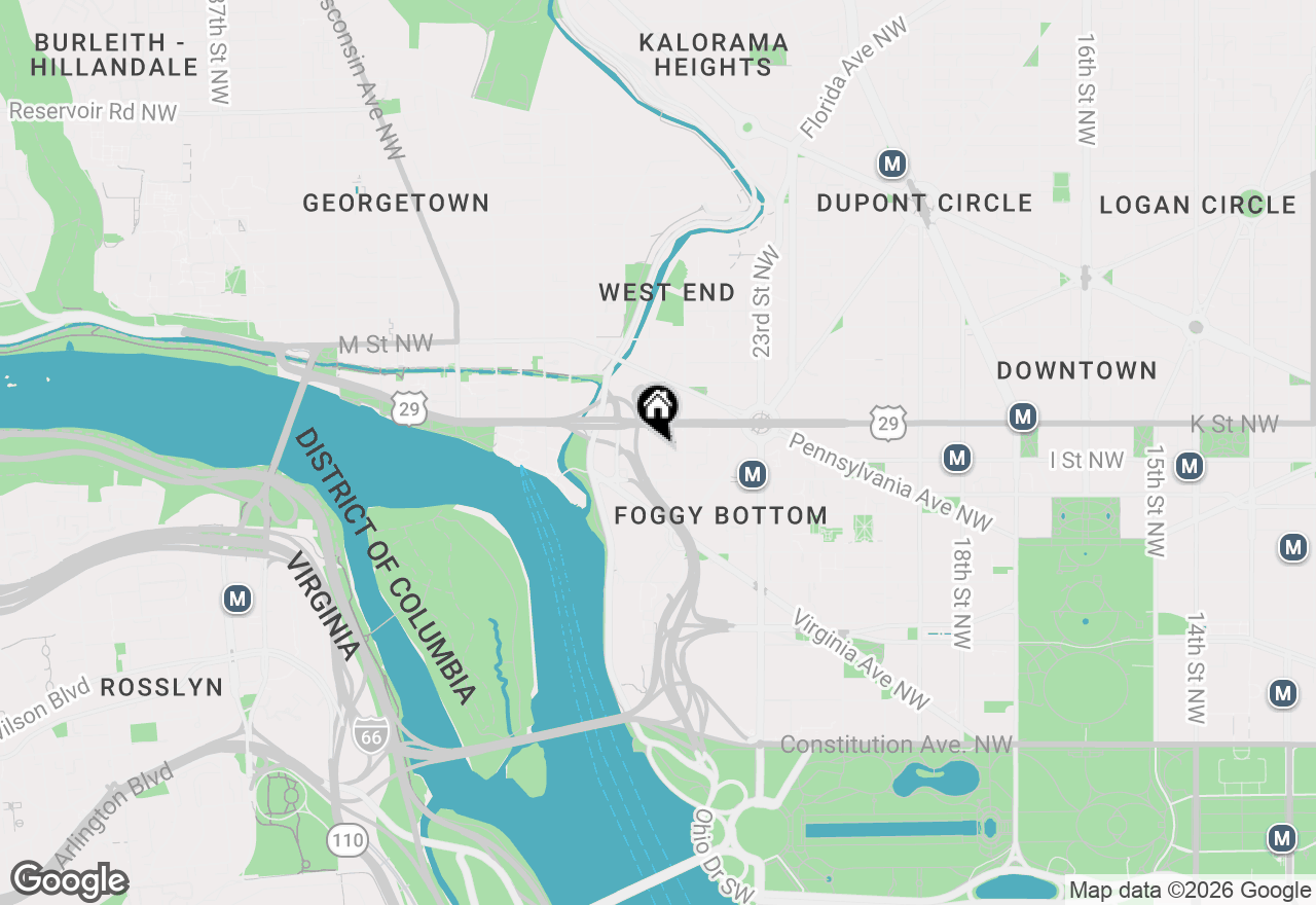 Map of 2531 Queen Annes Lane Nw, Washington, DC 20037