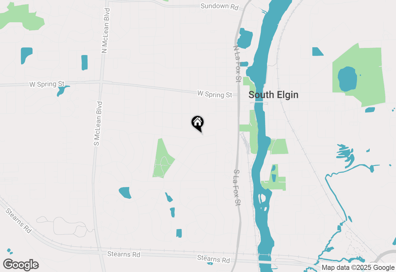 Map of 586 Medford Drive, South Elgin, IL 60177