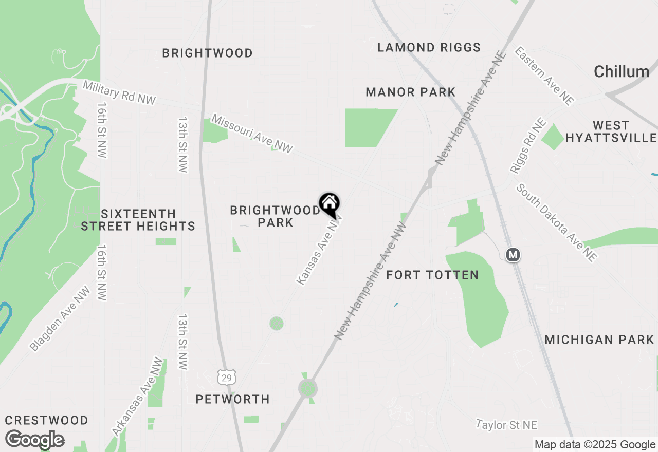 Map of 5200 Kansas Avenue Nw, Washington, DC 20011