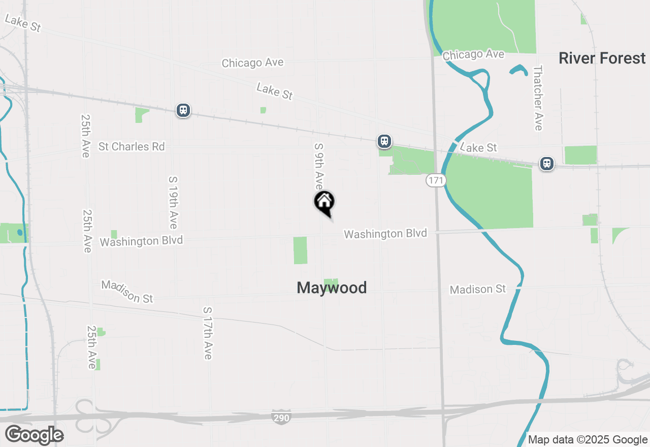 Map of 501 S 9th Avenue, Maywood, IL 60153