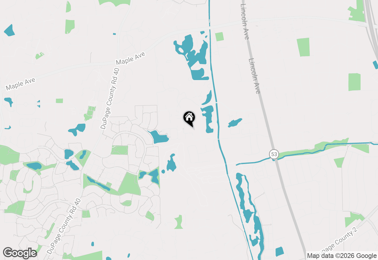 Map of 6010 Oakwood Drive #4A, Lisle, IL 60532