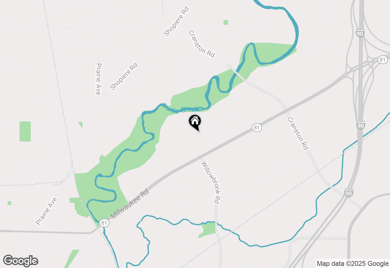 Map of 1721 Morgan Terrace, Beloit, WI 53511