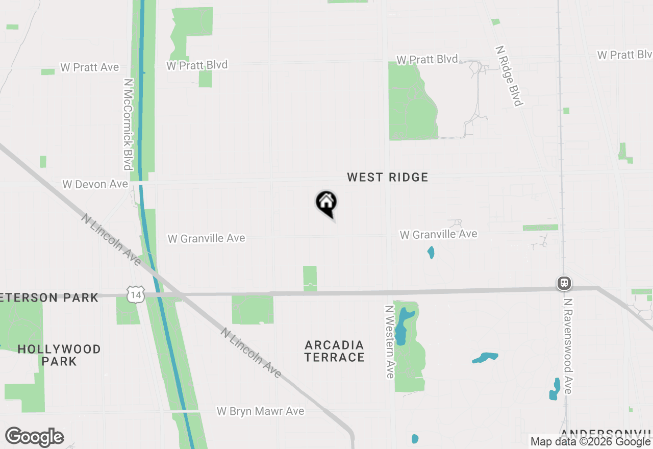 Map of 6224 N Rockwell Street, Chicago, IL 60659