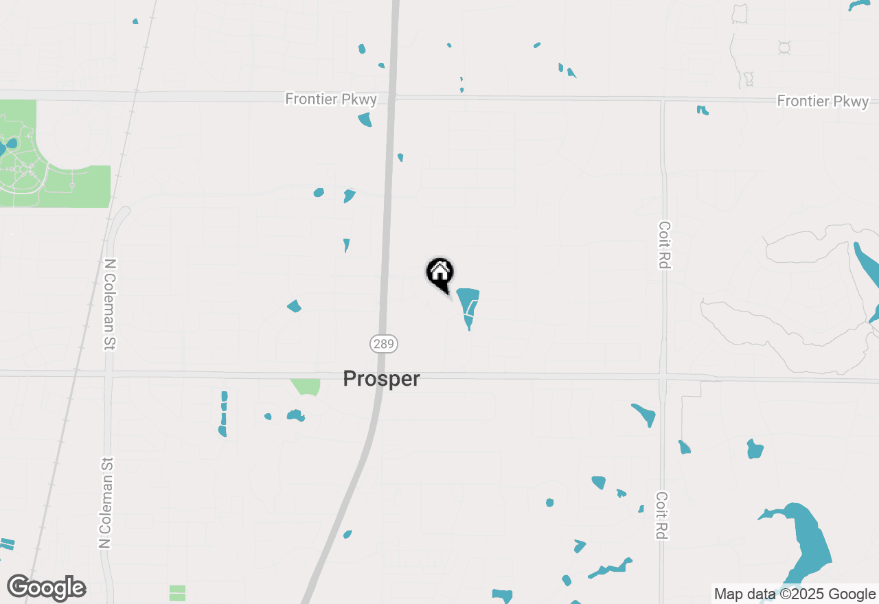 Map of 1400 Copper Point Drive, Prosper, TX 75078
