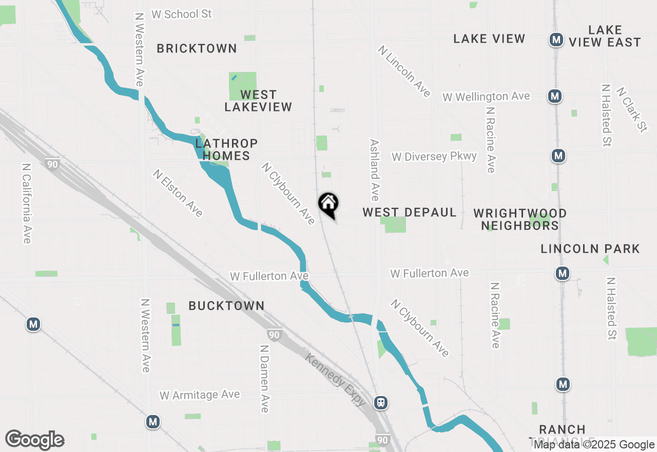 Map of 1781 W Altgeld Street #K, Chicago, IL 60614