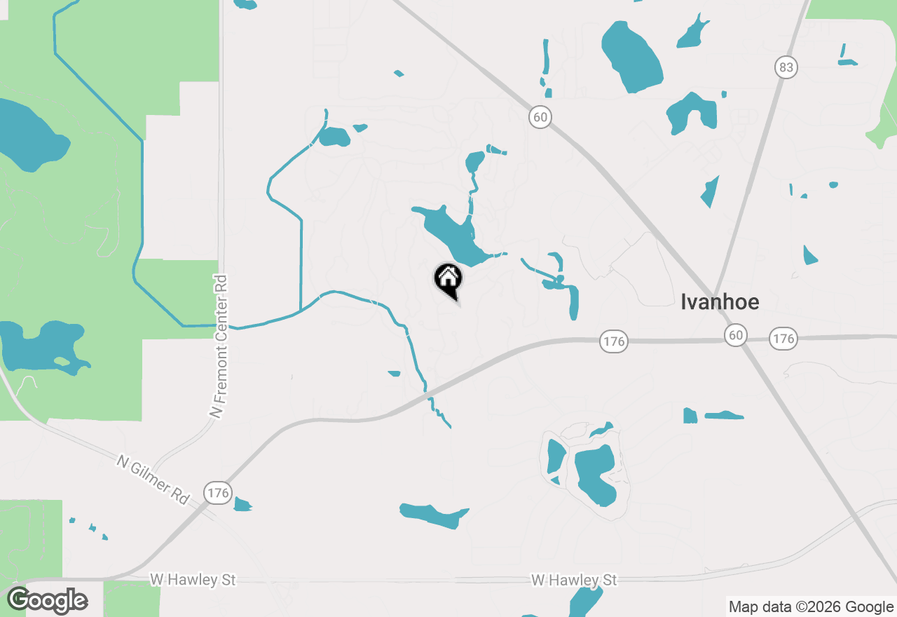 Map of 21776 Jupiter Court, Ivanhoe, IL 60060