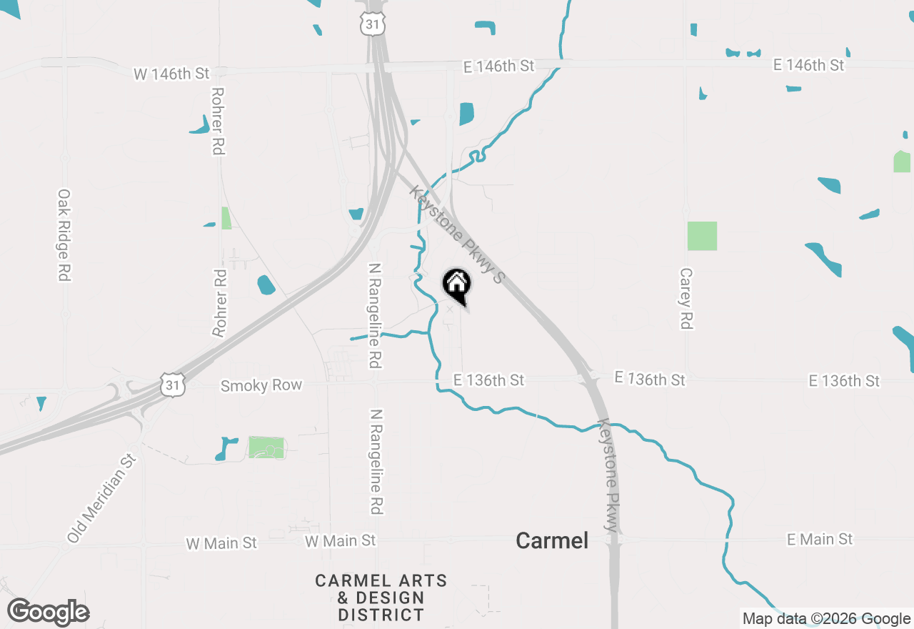 Map of 1010 Bard Lane, Carmel, IN 46032