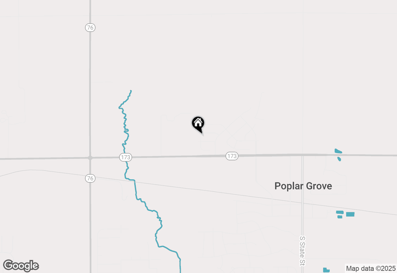 Map of 539 Sycamore Street, Poplar Grove, IL 61065