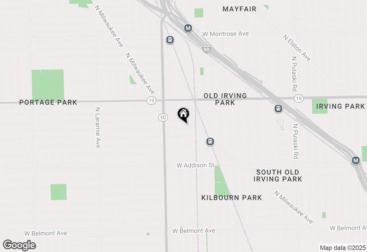 Map of 3821 N Kilpatrick Avenue, Chicago, IL 60641