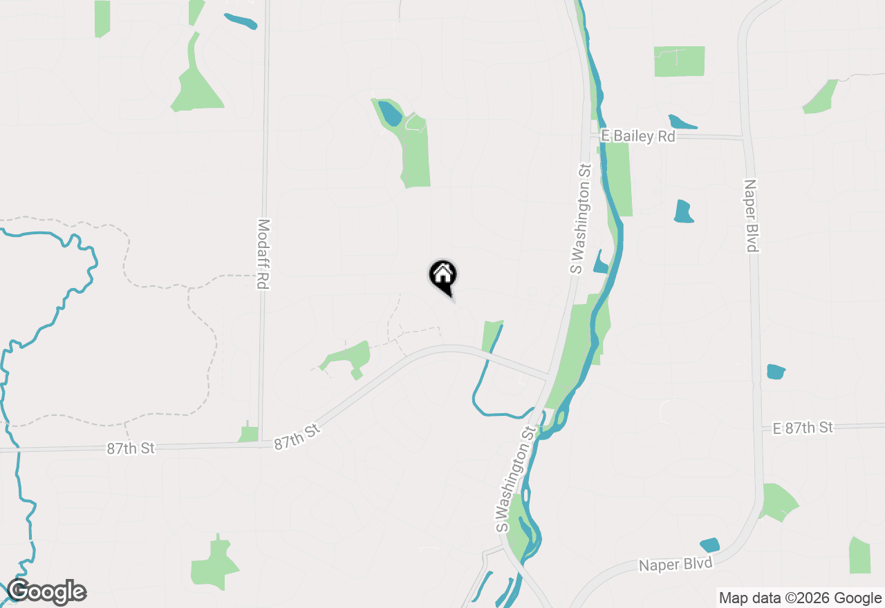 Map of 106 Foxcroft Road, Naperville, IL 60565