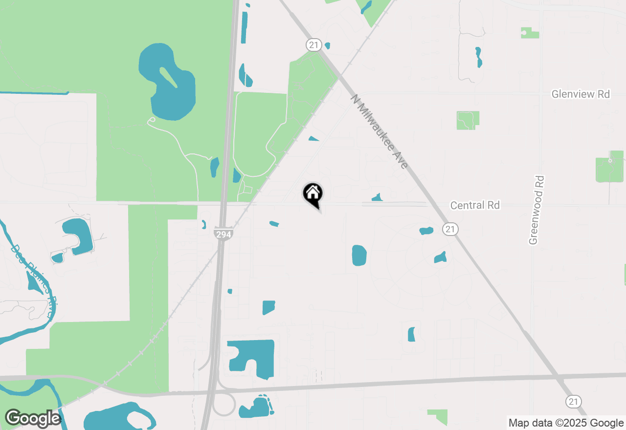 Map of 10161 Potter Road, Des Plaines, IL 60016